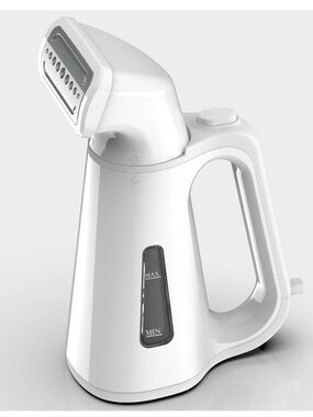 NIB Perfect Day Portable Handheld Garment Steamer, White, Travel, Home, Work